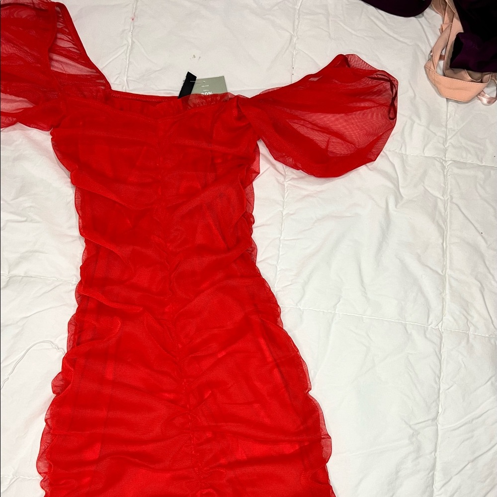 Red dress